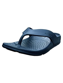 NUUSOL UnisexCascadeFlip Flops; Non-Slip Hiking/Plantar Fasciitis Footwear; Soft Cushion, Lightweight & Comfortable; Arch Support & Textured Footbed, Pain Relief for Join
