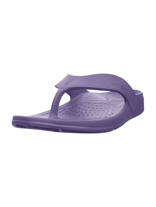 NUUSOL UnisexCascadeFlip Flops; Non-Slip Hiking/Plantar Fasciitis Footwear; Soft Cushion, Lightweight & Comfortable; Arch Support & Textured Footbed, Pain Relief for Join