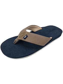 Mens Sandal Super Cushion Flip Flop, Pool and Beach Sandals, Men's sizes 7-8 to 11-12