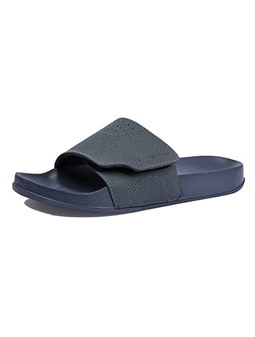 NewDenBer Men's Comfort Slide Sandals Lightweight EVA Rubber Slip on Sandals