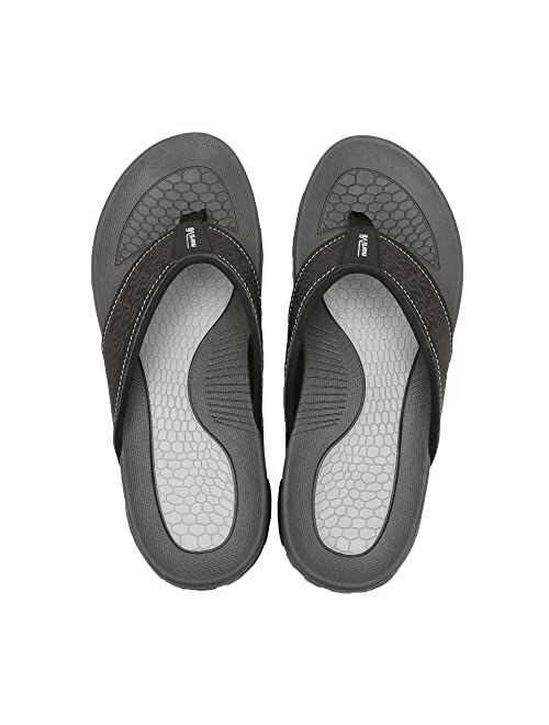 NORTIV 8 Athletic Flip Flops for Men Casual Thong Slippers Indoor and Outdoor Beach Water Sandals