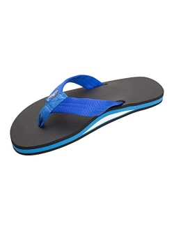 Rainbow Sandals Men's Single Layer Soft Top 1" EVA Rubber Filled Nylon Strap