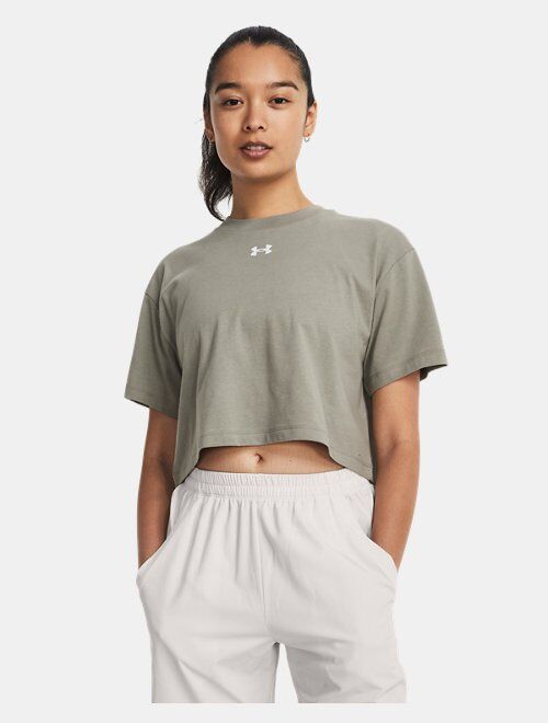 Under Armour Women's UA Crop Sportstyle Logo Short Sleeve