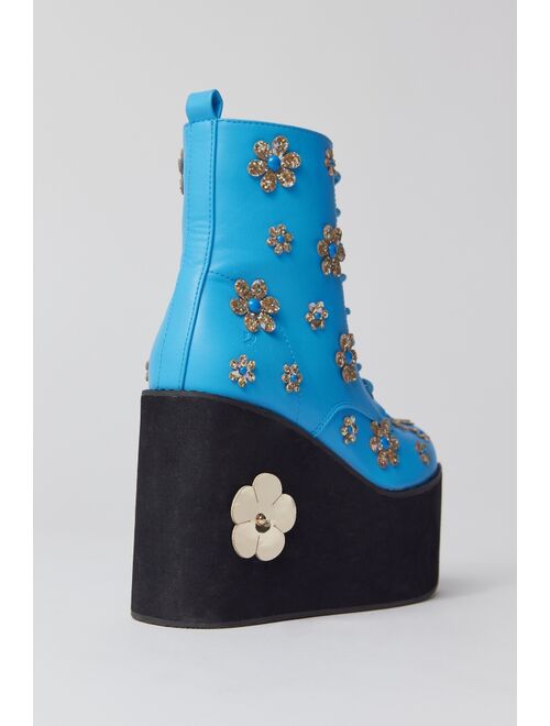 KOI Lotus Junkie Flower Platform Ankle Boot