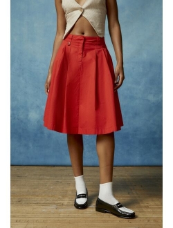 Fern Pleated Midi Skirt