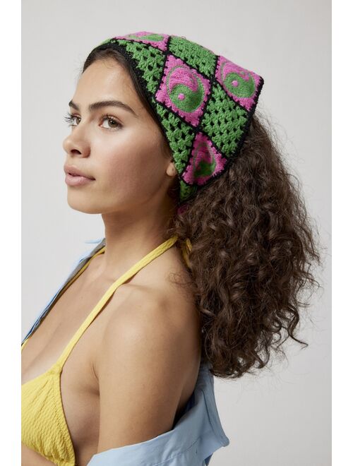 Urban Outfitters Yin Yang Crochet Headscarf