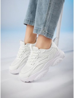 Shein Boys Lace-up Front Chunky Sneakers