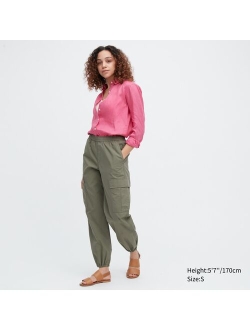 Women's Solid Easy Cargo Pants