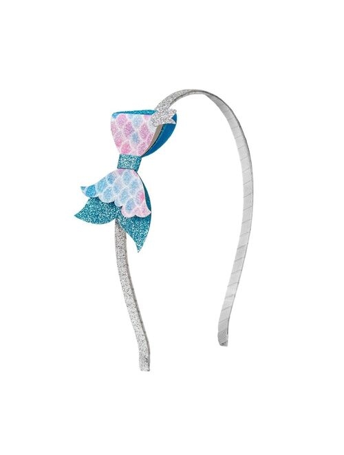 SWEET WINK Child Girl Mermaid Bow Headband