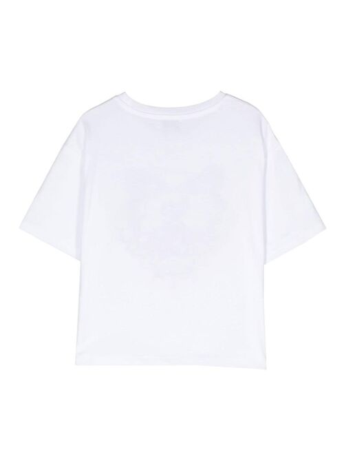 Kenzo Kids Tiger-motif embroidered T-Shirt