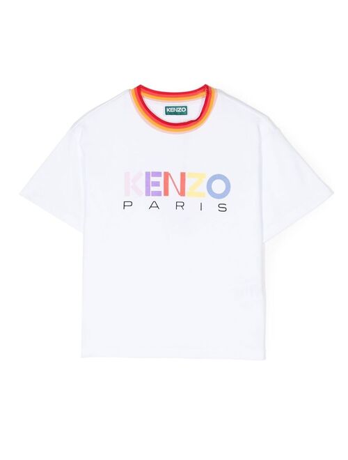 Kenzo Kids logo-print cotton T-Shirt