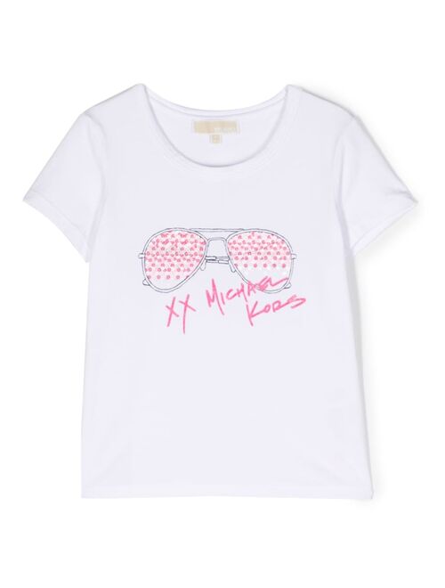 Michael Kors Kids graphic logo-print T-shirt