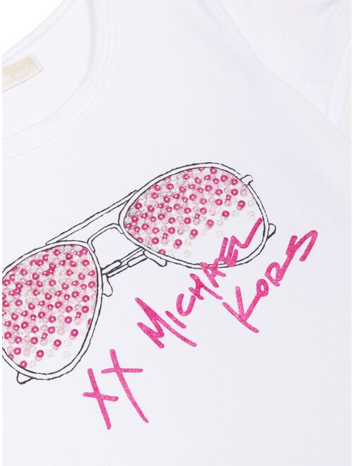 Michael Kors Kids graphic logo-print T-shirt