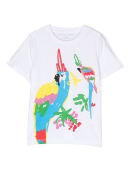 Kids graphic-print cotton T-shirt