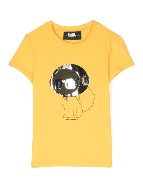 Karl Lagerfeld Kids graphic-print short-sleeved T-shirt