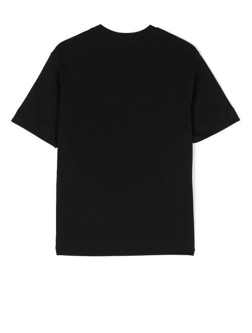 Marni Kids logo-print crew-neck T-shirt