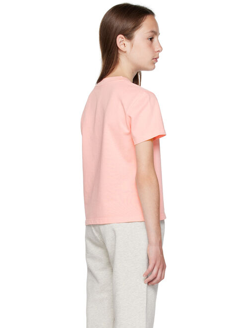 SPORTY & RICH Kids Pink Printed T-Shirt