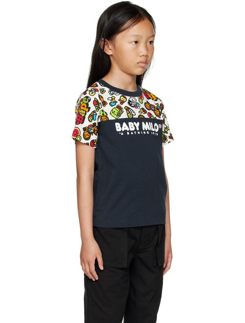 BAPE Kids Navy Baby Milo Mixed Fruit T-Shirt