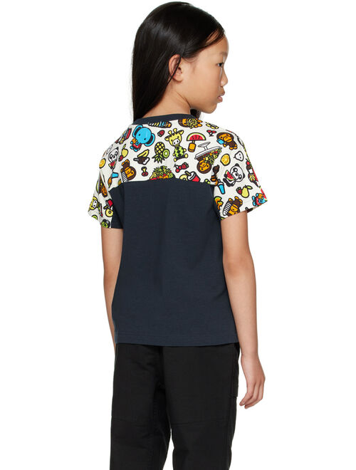 BAPE Kids Navy Baby Milo Mixed Fruit T-Shirt