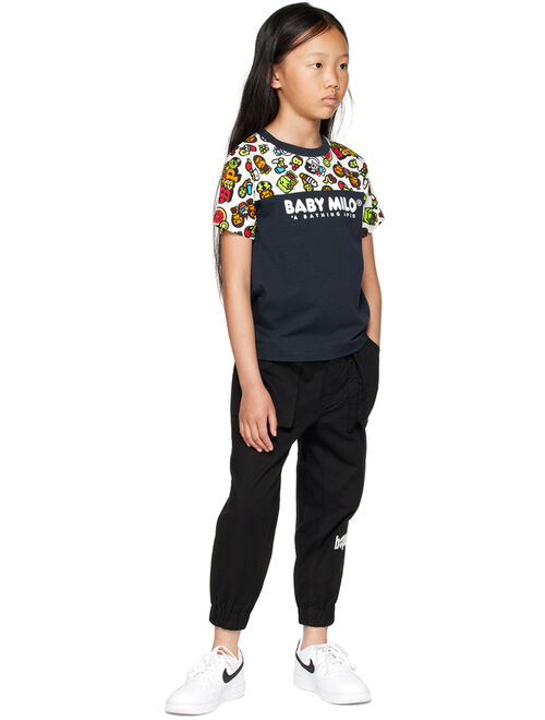 BAPE Kids Navy Baby Milo Mixed Fruit T-Shirt