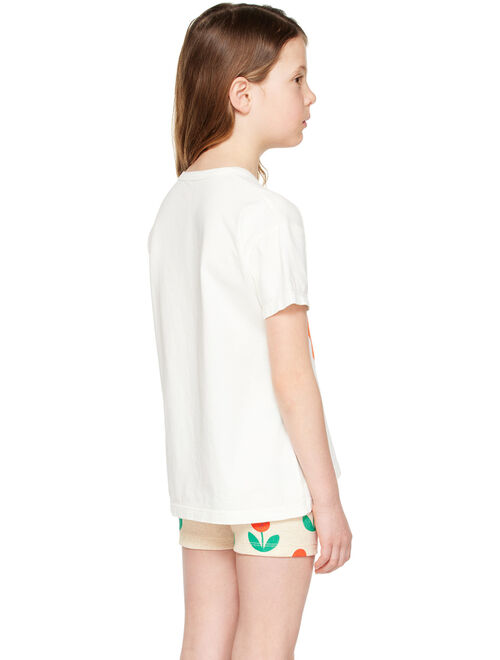 TINYCOTTONS Kids Off-White Tangerine T-Shirt