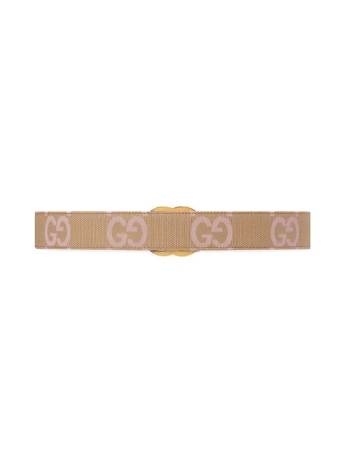 Gucci logo-buckle GG-monogram belt