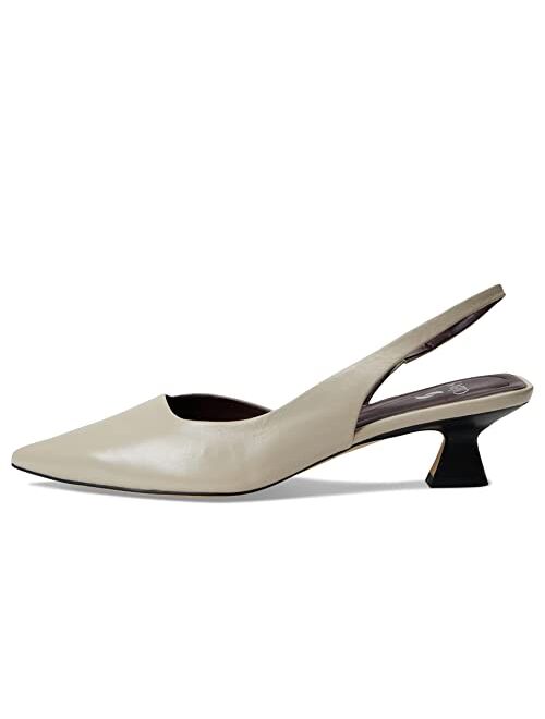 Franco Sarto Women's Devin Pointed Toe Kitten Heel Slingback Pump