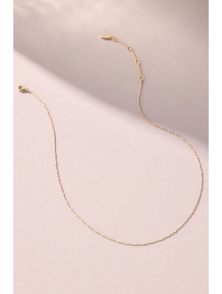 By Anthropologie Delicate Jeweled Chain Necklace