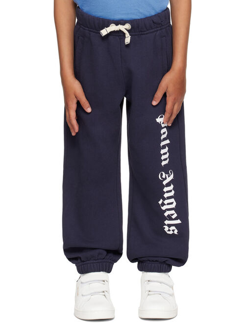 PALM ANGELS Kids Blue Classic Lounge Pants