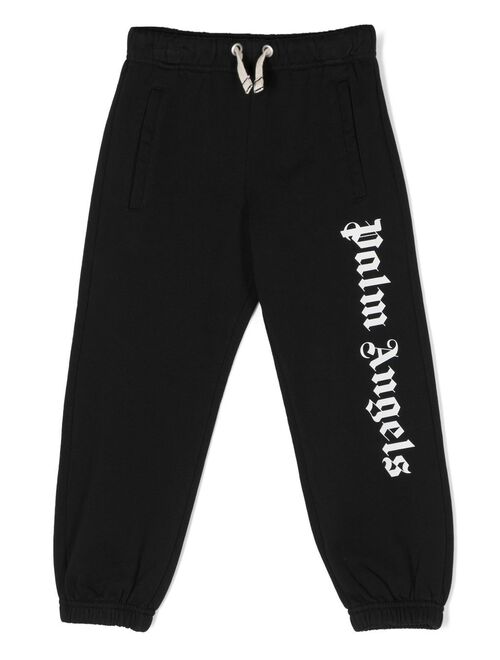 Palm Angels Kids logo-print track pants