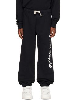 Kids Black Classic Sweatpants