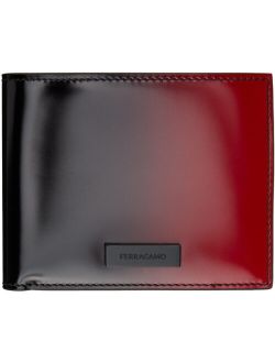 Red & Black Two Tone Bifold Wallet