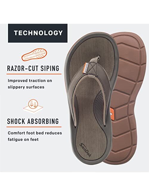 Grundens Mens DECK-BOSS Sandal | Durable, Supportive