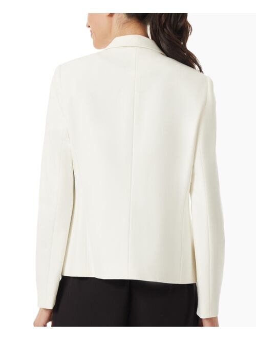 JONES NEW YORK Women's Faux Double-Breasted Jacket