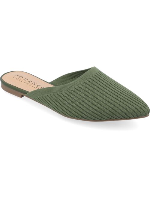 JOURNEE COLLECTION Women's Aniee Knit Mules