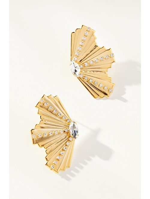 Swarovski Lionette Nice Deco Fan Earrings