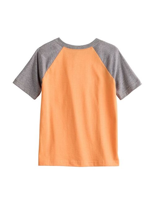 Boys 4-12 Jumping Beans Raglan Henley Top