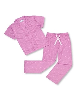 Pajamas for Kids - Short Sleeve Button Down Pajamas for Boys & Girls
