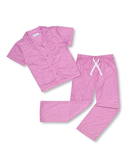 PajamaGram Pajamas for Kids - Short Sleeve Button Down Pajamas for Boys & Girls