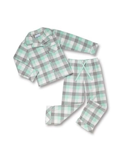 Fleece Pajamas for Kids - Kids Button Down Pajamas