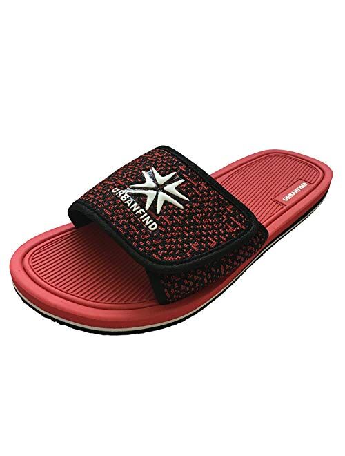 URBANFIND Men's Arch Support Sandals Fashion Adjustable Thong Flip Flops Lightweight EVA Slides Slippers