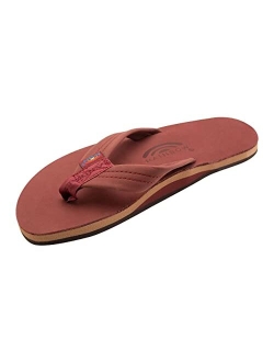 Rainbow Sandals Mens Luxury Leather - Single Layer Arch Support