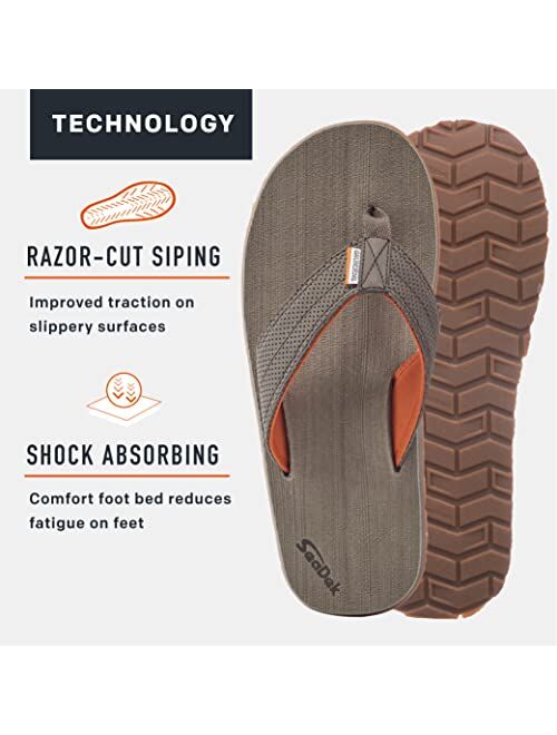 Grundens Mens DECK-HAND Sandals | Durable, Supportive