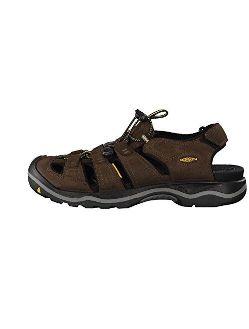 KEEN Men's Rialto Closed Toe Leather Removable Footbed Fashion Sneaker