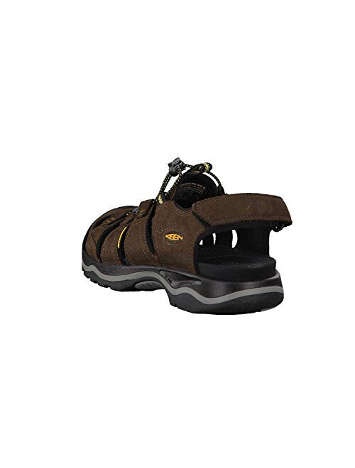 KEEN Men's Rialto Closed Toe Leather Removable Footbed Fashion Sneaker