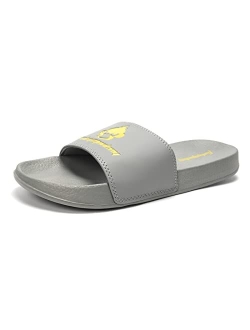 FUNKYMONKEY Slides for Men, Indoor & Outdoor Comfort Casual Sandals