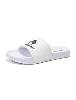 FUNKYMONKEY Slides for Men, Indoor & Outdoor Comfort Casual Sandals