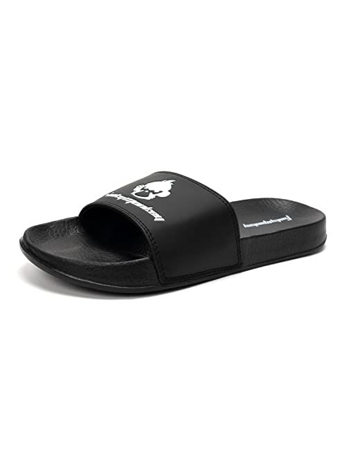 FUNKYMONKEY Slides for Men, Indoor & Outdoor Comfort Casual Sandals