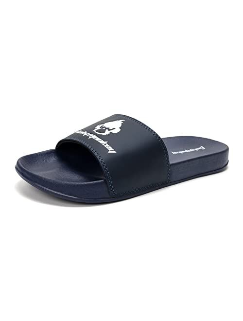 FUNKYMONKEY Slides for Men, Indoor & Outdoor Comfort Casual Sandals