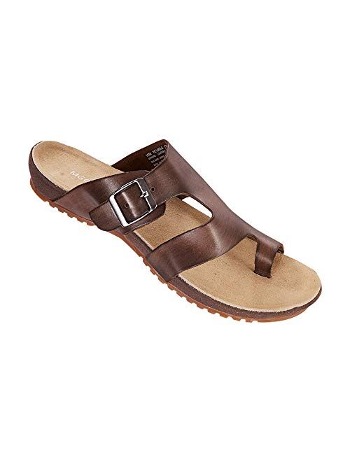 MGGM collection Mggmokay Mens Cow Leather Flip Flops Sandals